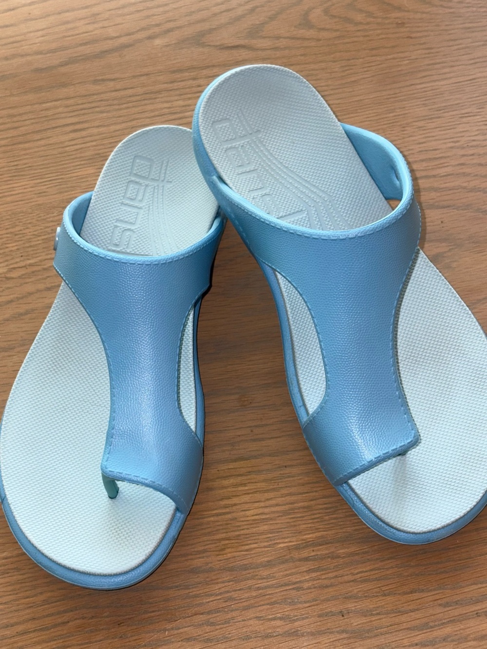 DANSKO BLUE SANDALS — SIZE 38